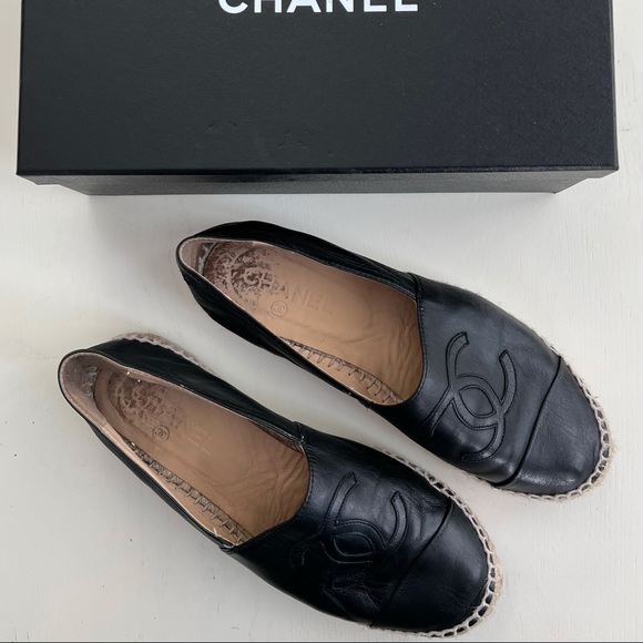 Chanel Espadrilles Size 39 Black *Sold in another group* - Picture 1 of 6